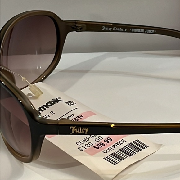 NWT Juicy Couture Sunglasses. Made in Italy. Debbie H/S warm brown color. - Picture 5 of 16
